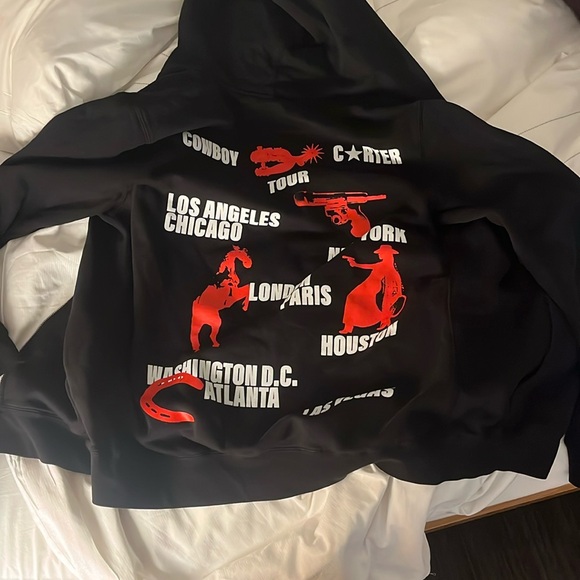 Black Cowboy Carter World Tour 2025 Hoodie - Picture 3 of 4
